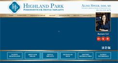 Desktop Screenshot of highlandparkperio.com