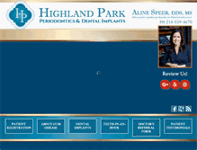 Tablet Screenshot of highlandparkperio.com